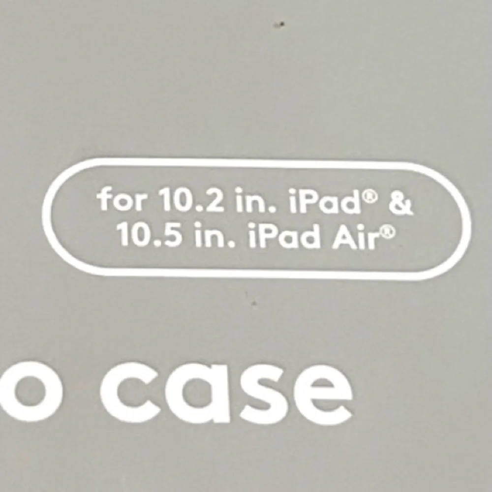 Heyday Black Folio Case for Apple 10.2” iPad and 10.5” iPad Air. NIB.